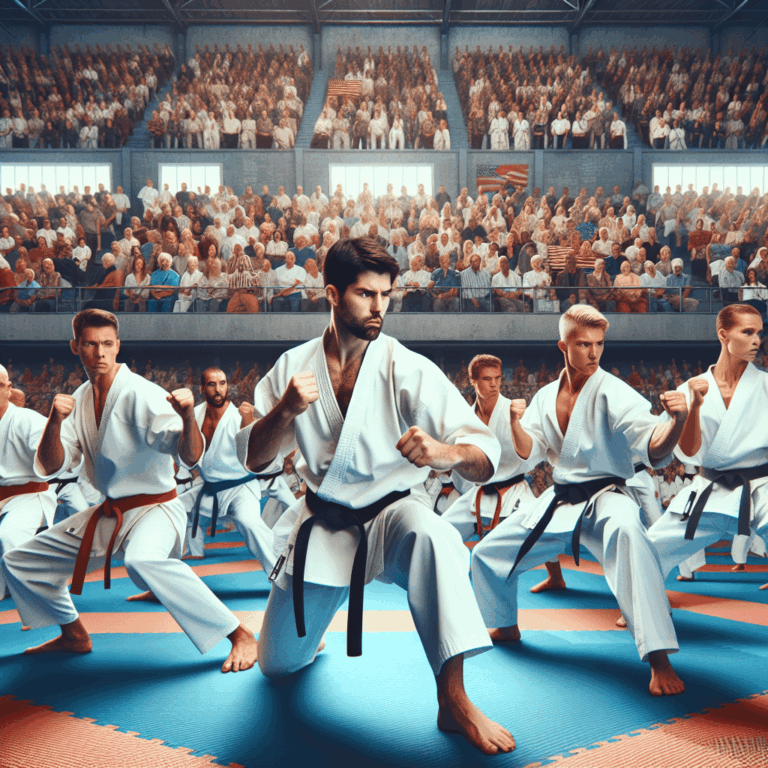 Karatecas de todo el país compiten en Valdepeñas en la Liga Nacional de Karate