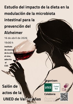 Valdepeñas acoge el miércoles una conferencia sobre el impacto de la microbiota intestinal en la prevención del Alzheimer