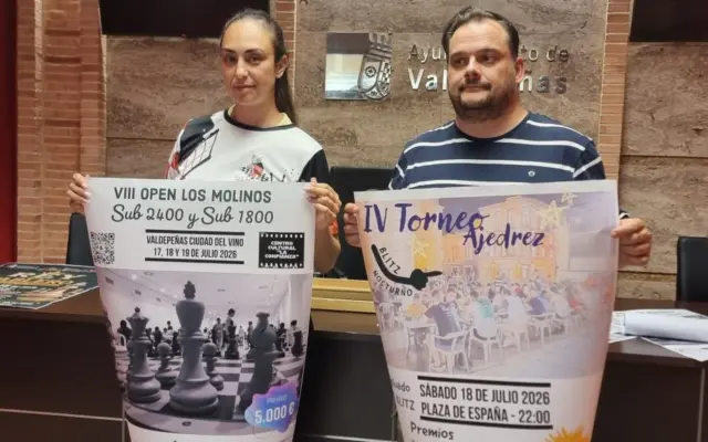 Jugadores de ajedrez internacionales en el torneo Los Molinos de Valdepeñas